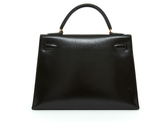 Borsa Hermès 1989 Zenoï Kelly 32 Sellier in Pelle Nera Graffiti Hermes con tracolla Nero - vista 4
