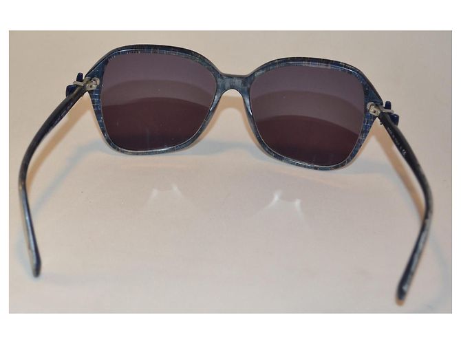 Occhiali da sole Chanel 5205 blu in plastica - vista 5