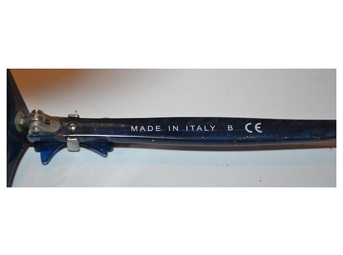 Occhiali da sole Chanel 5205 blu in plastica - vista 7
