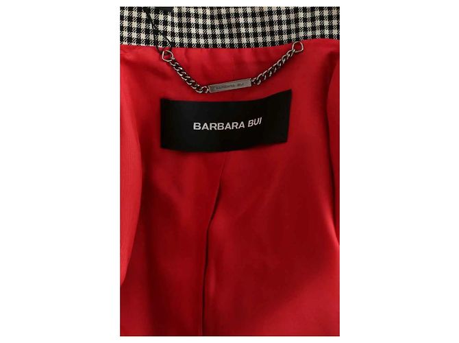 Barbara Bui Blazer de algodón negro - vista 4