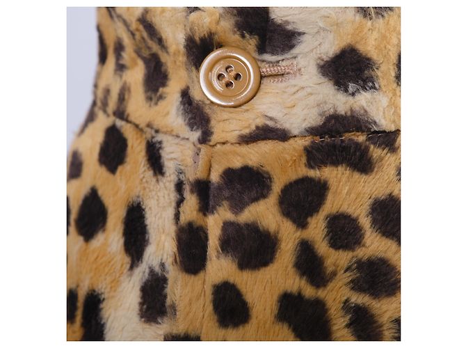 Falda de estampado de leopardo Emanuel Ungaro Beige - vista 4