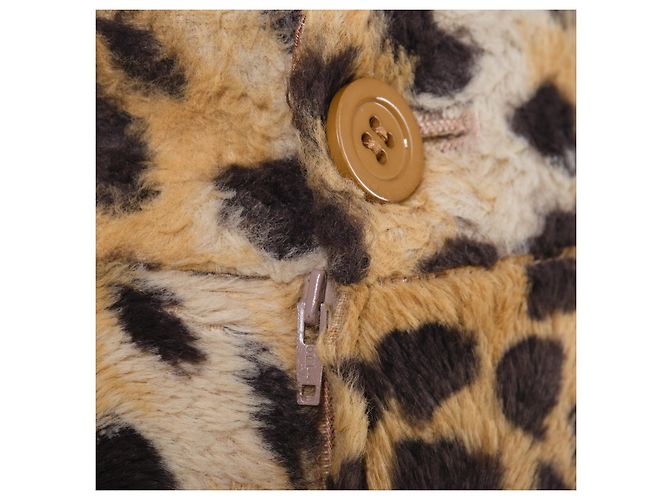 Falda de estampado de leopardo Emanuel Ungaro Beige - vista 5