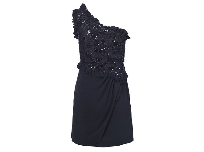 Autre Marque Besticktes kurzes Kleid von Anna Pagani - Ansicht 2