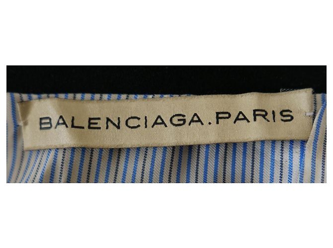 Samtjacke Balenciaga x Nicolas Ghesquière Herbst 2007 Schwarz - Ansicht 7