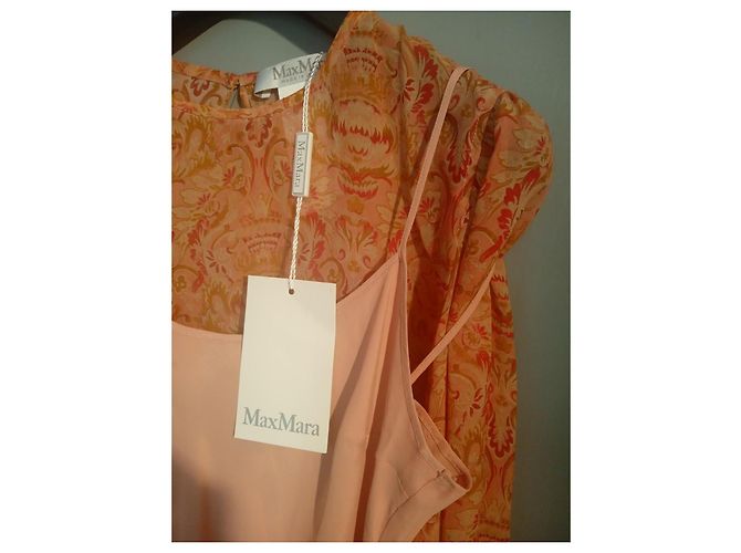 Blusa Max Mara de seda con botones arlequín Multicolor - vista 2