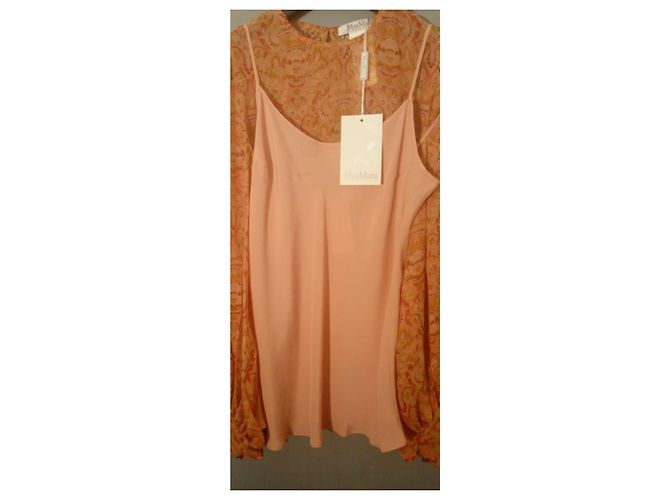 Blusa Max Mara de seda con botones arlequín Multicolor - vista 7