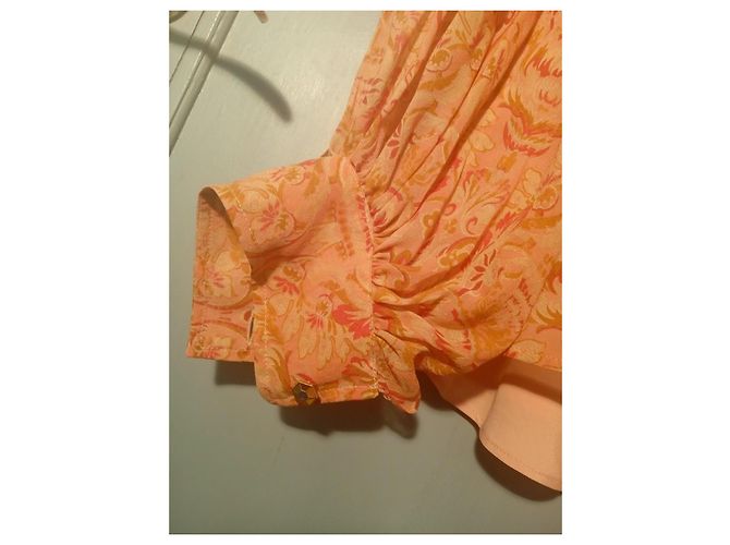Blusa Max Mara de seda con botones arlequín Multicolor - vista 8
