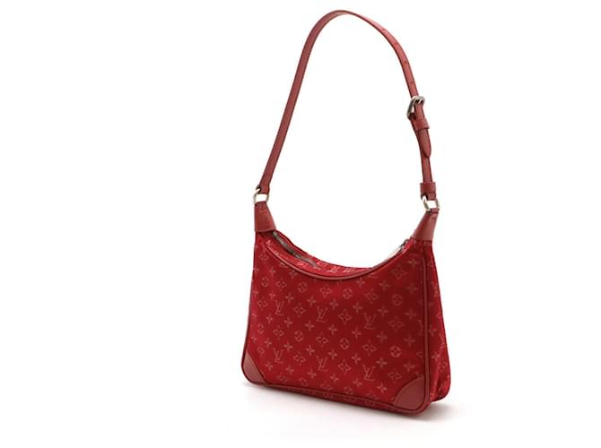 Boulogne Pochette in Satin Monogram Louis Vuitton Rosso - vista 2