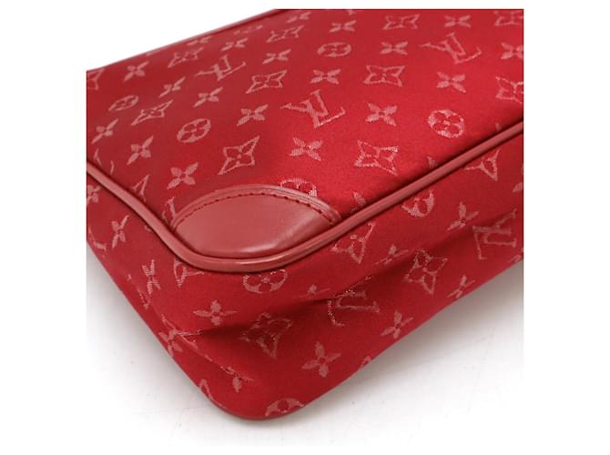 Boulogne Pochette in Satin Monogram Louis Vuitton Rosso - vista 3