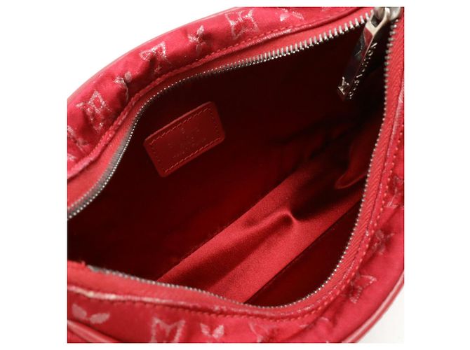 Boulogne Pochette in Satin Monogram Louis Vuitton Rosso - vista 6