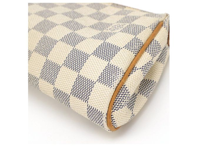 Borsa a spalla 2 in 1 Louis Vuitton Eva Damier Azur Crudo - vista 3