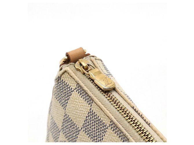 Borsa a spalla 2 in 1 Louis Vuitton Eva Damier Azur Crudo - vista 5