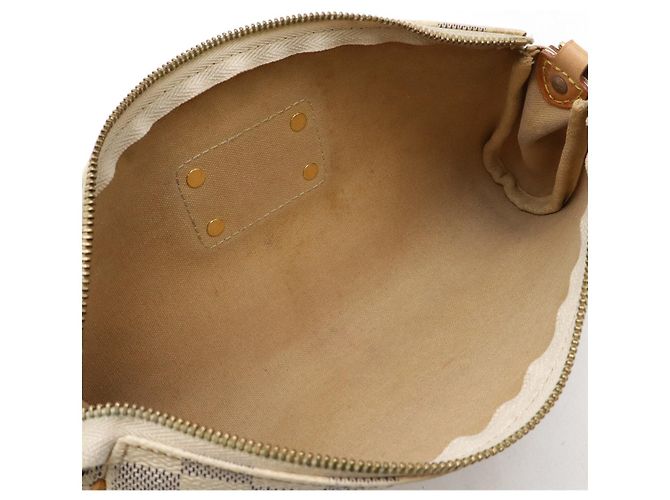 Borsa a spalla 2 in 1 Louis Vuitton Eva Damier Azur Crudo - vista 8