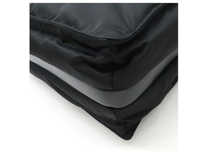 Borsa tote 2 in 1 Prada TESSUTO+VITELLO Nero - vista 3