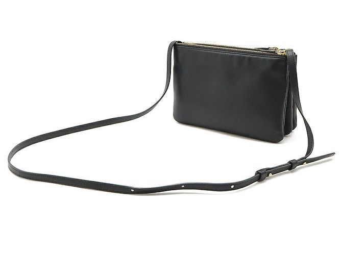 Céline Borsa a Spalla in Pelle Trio di Celine Nero - vista 2