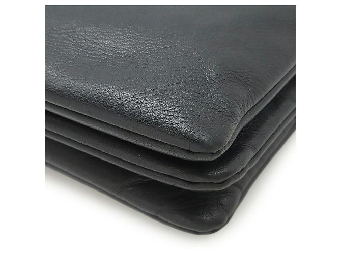 Céline Borsa a Spalla in Pelle Trio di Celine Nero - vista 3