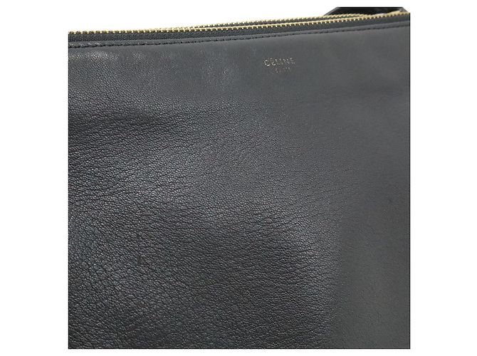 Céline Borsa a Spalla in Pelle Trio di Celine Nero - vista 8