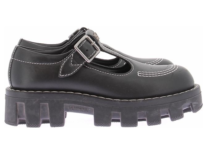 Louis Vuitton Mary Jane nere in pelle Nero - vista 2