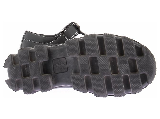 Louis Vuitton Mary Jane nere in pelle Nero - vista 7