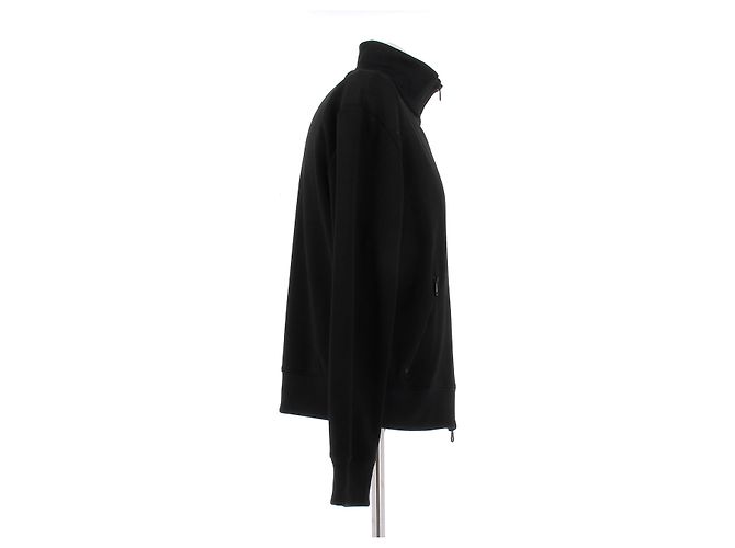 Courreges Schwarzer Sweatshirt mit Reißverschluss Baumwolle XXL - Ansicht 3