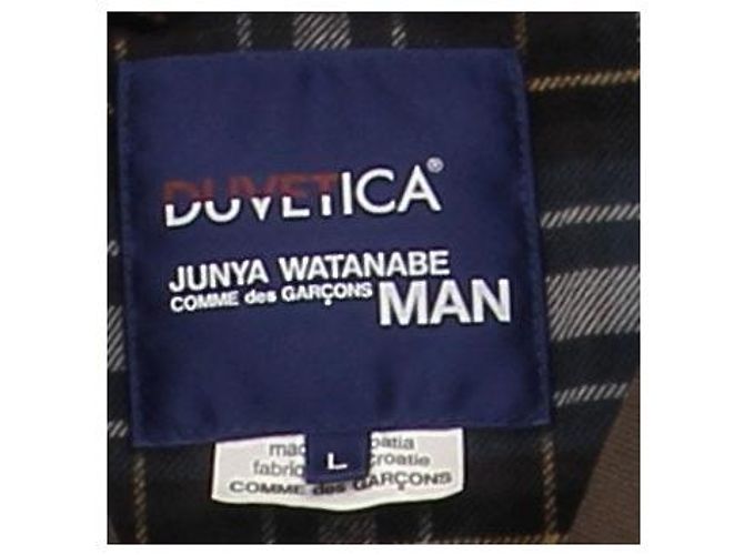 Junya Watanabe Chaleco sin mangas caqui de algodón - vista 5