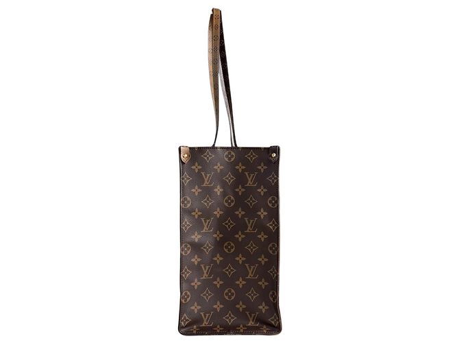 Borsa tote Onthego GM Louis Vuitton Marrone - vista 5