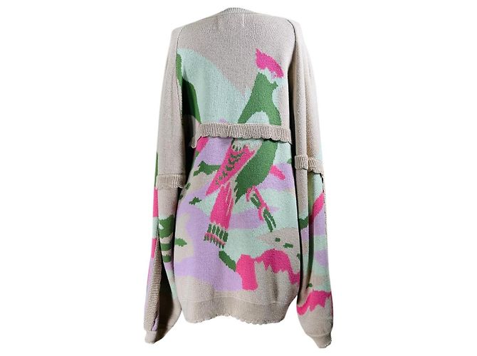 Henrik Vibskov Intarsia Strickpullover Wolle Mehrfarben - Ansicht 4