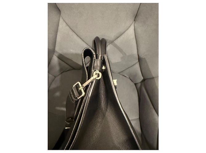 Borsa Christian Dior Diorever in pelle nera granulata Nero - vista 12