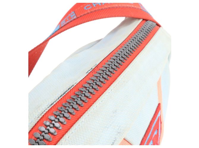 Bolso de Hombro para Hombre Chanel Roja Azul claro - vista 7