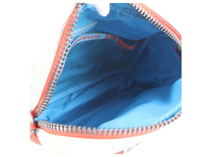 Bolso de Hombro para Hombre Chanel Roja Azul claro - vista 8