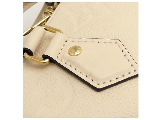 Borsa Louis Vuitton Monogram Empreinte Speedy Bandoulière 20 Crudo - vista 15