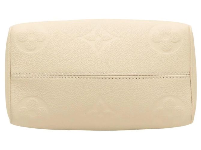 Borsa Louis Vuitton Monogram Empreinte Speedy Bandoulière 20 Crudo - vista 4