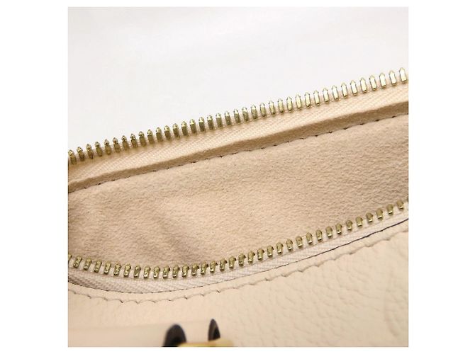 Borsa Louis Vuitton Monogram Empreinte Speedy Bandoulière 20 Crudo - vista 8