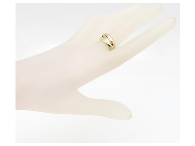 Anello Trinity Cartier in oro 18K tre colori - vista 3