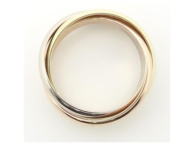 Anello Trinity Cartier in oro 18K tre colori - vista 5
