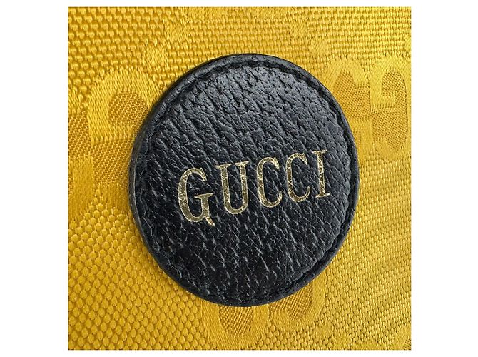 Pochette per telefono a spalla Gucci Nero Giallo - vista 11