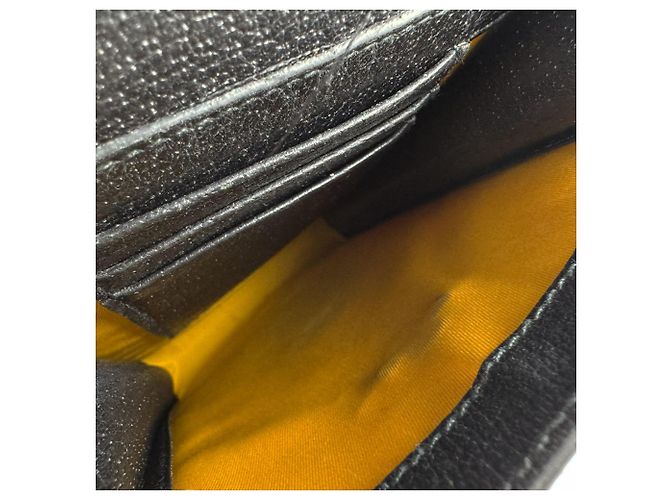 Pochette per telefono a spalla Gucci Nero Giallo - vista 5