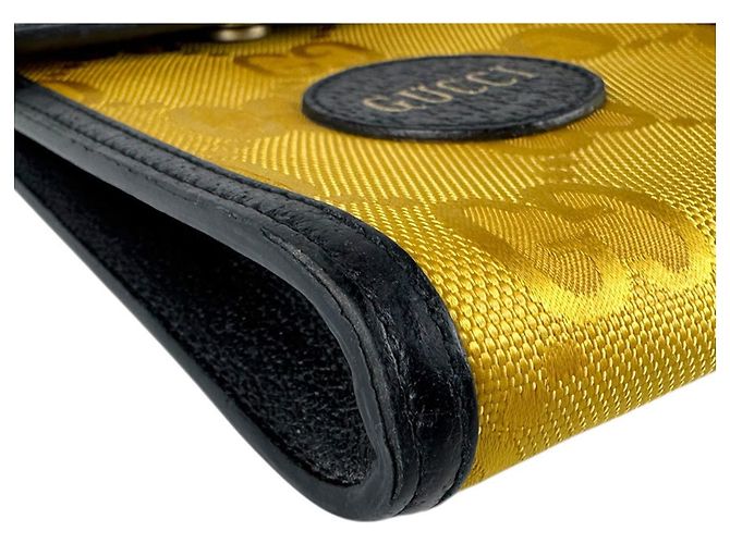 Pochette per telefono a spalla Gucci Nero Giallo - vista 8