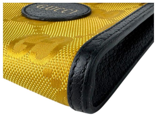 Pochette per telefono a spalla Gucci Nero Giallo - vista 9