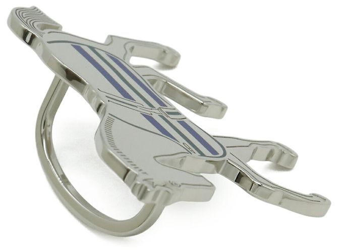 Schalring Cheval Couverture von Hermès Silber - Ansicht 4