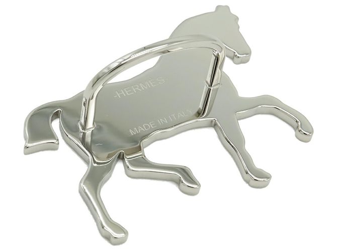 Schalring Cheval Couverture von Hermès Silber - Ansicht 5