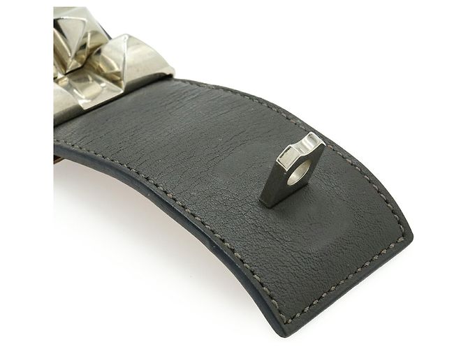 Hermès HERMES Collier de Chien Medor Bracelet Dark grey - view 6