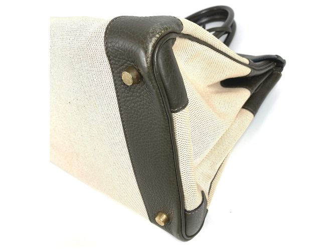 Hermès Borsa Tote HERMES Birkin 35 Marrone Beige Cachi - vista 7