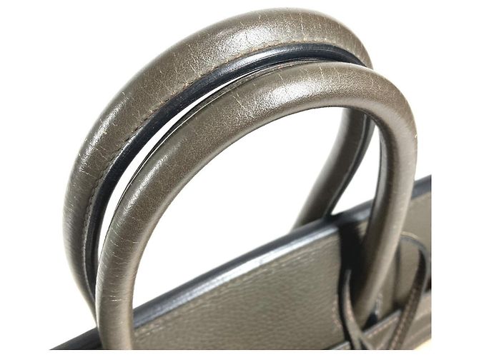 Hermès Borsa Tote HERMES Birkin 35 Marrone Beige Cachi - vista 8