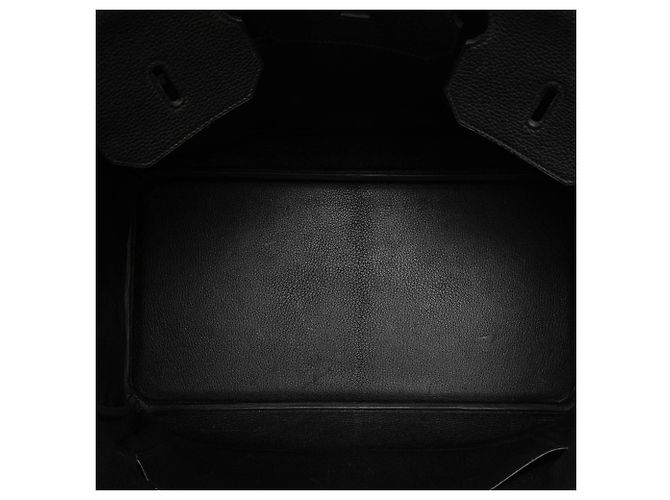 Borsa Hermès Birkin 40 in pelle Togo nera Nero - vista 4