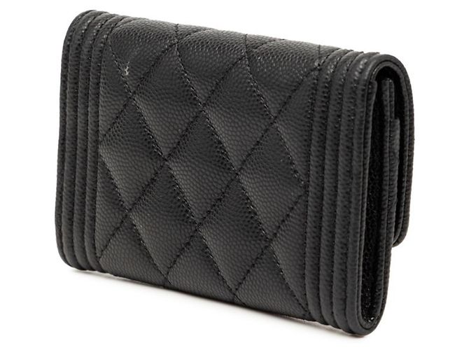 Tarjetero Boy Matelassé Coco Mark de Chanel Negro - vista 2