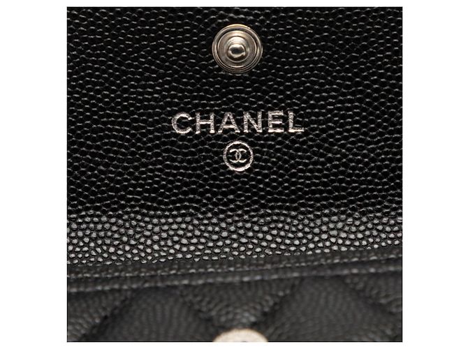 Tarjetero Boy Matelassé Coco Mark de Chanel Negro - vista 5