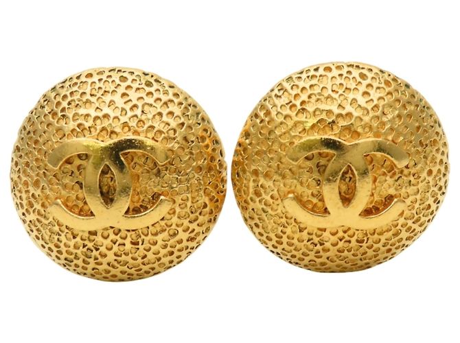 Orecchini placcati in oro con il logo Coco di Chanel D'oro - vista 2