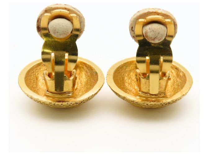 Orecchini placcati in oro con il logo Coco di Chanel D'oro - vista 6