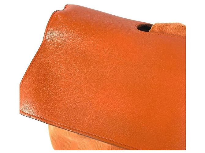 Hermès Valparaiso MM Handtasche Orange - Ansicht 11